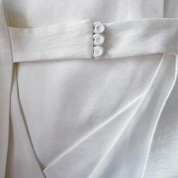 NWT Finders Keepers Basic Instinct Dress | Backless Plunge V Neck Fitted Mini - Picture 7 of 8